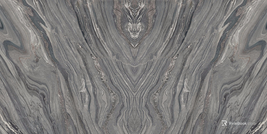 Running water pattern marble marble pattern black and white texture