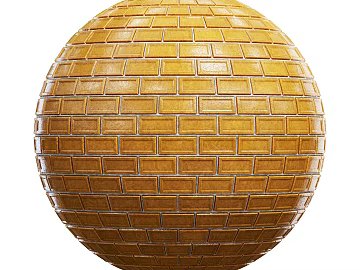 Brick wall PBR texture (ID:ffach001714)
