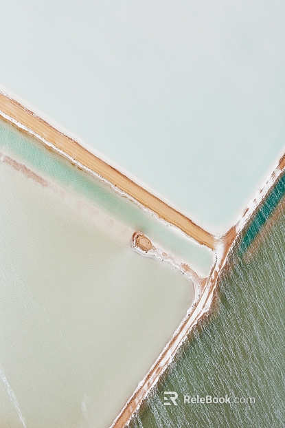 Light Salt Lake Aerial Photography Exterior Decorative Figure texture