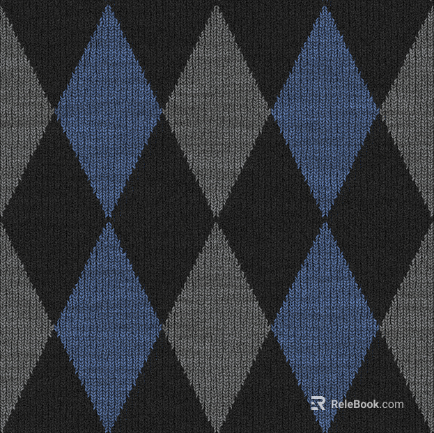 diamond gray blue knit texture