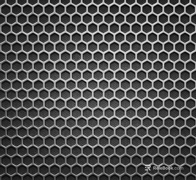 Perforated plate metal texture