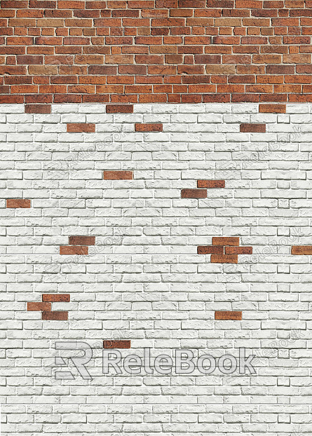 A textured brick wall in shades of red and orange, featuring uneven surfaces and cracks, creating a rustic and aged appearance.