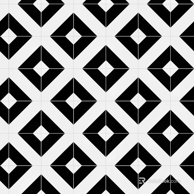 Vintage marble stone geometric patchwork pattern ceramic tile small tile texture