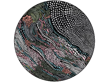 Round carpet texture (ID:ffajg02749)