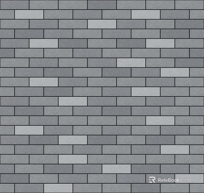 Dark gray mixed color brick wall outdoor wall texture