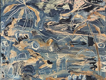 Modern Abstract Hanging Painting texture (ID:ffach370336)