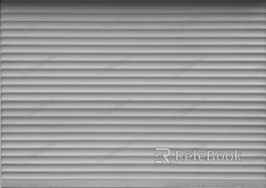 Rolling shutter door texture
