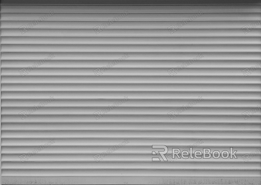 Rolling shutter door texture