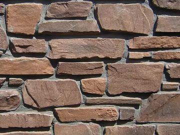 Culture Stone Gravel Wall Red Sand Stone texture (ID:ffaef7352)