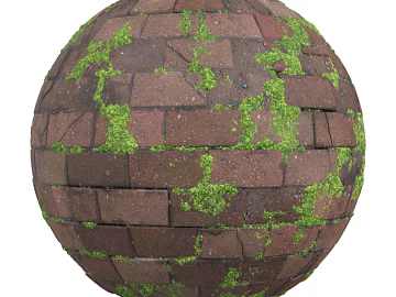 Brick wall PBR texture (ID:ffach002181)