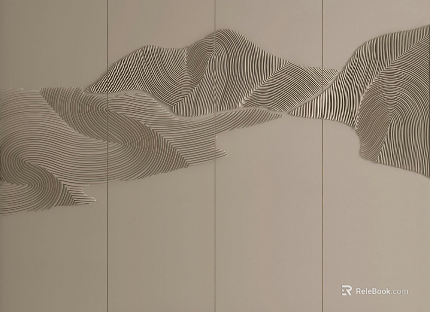 three-dimensional physical painting texture