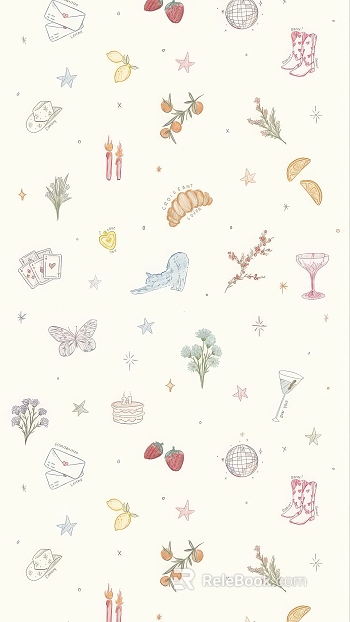 Children's Wallpaper Stickers texture