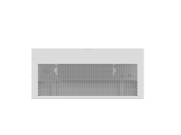 White perforated metal plate wall decoration 3d model