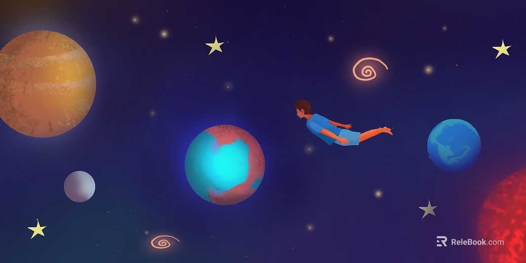 Cartoon Astronaut Wallpaper texture