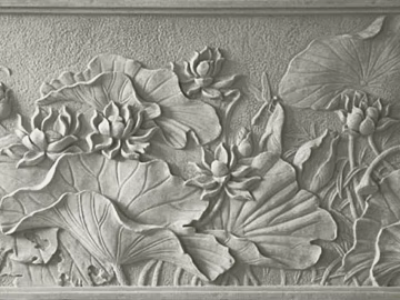 embossed lotus gray texture (ID:ffabg10082)