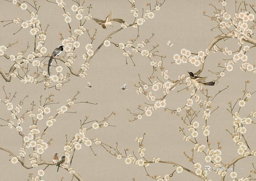 animal and plant pattern texture