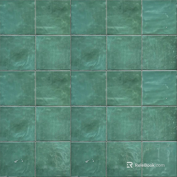 Green Checked Brick texture