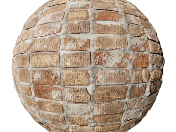 Brick wall PBR texture (ID:ffach638481)