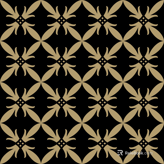 Floral tile texture