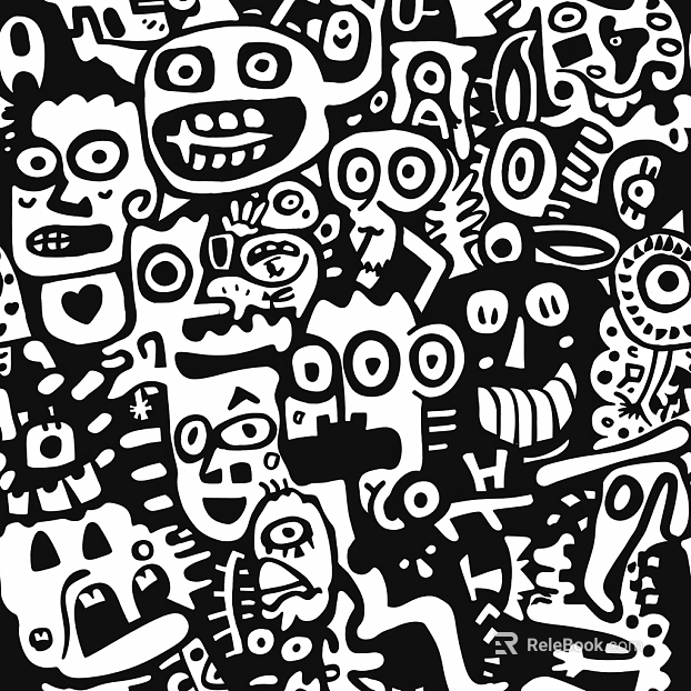Patterned wall fabric, patterned wallpaper, cartoon wallpaper, cartoon wall fabric, wall fabric, wallpaper, wallcovering texture
