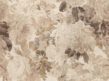 French Rice Brown Flower Decorative Wallpaper Bedroom Wall texture (ID:ffaeh984082)