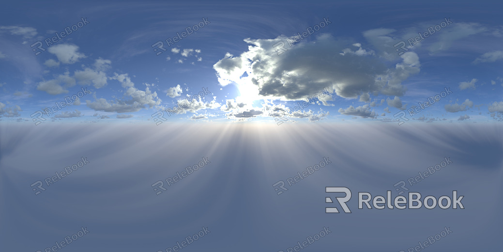 Sunrise Sunset Cloudy Blue Sky Landscape Landscape HDR texture