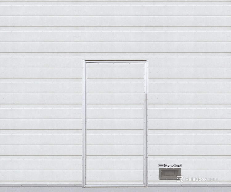 Metal door texture