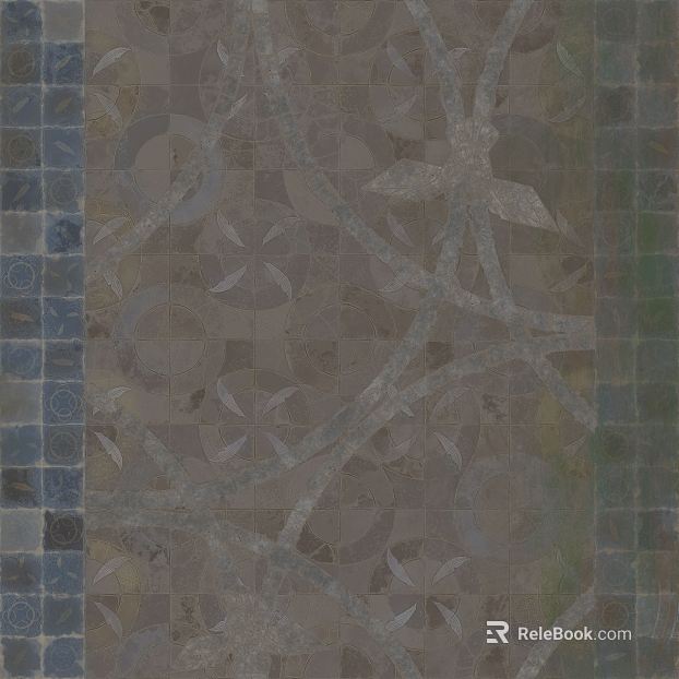 Grey mosaic stone wall decoration texture