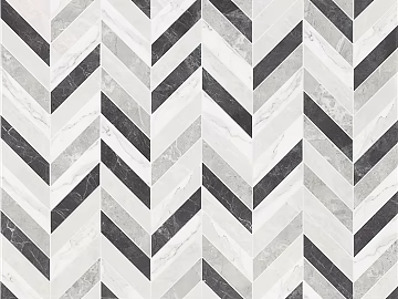 Marble Parquet Black and White Parquet Long Lattice Floor Tile texture (ID:ffaeg06520)