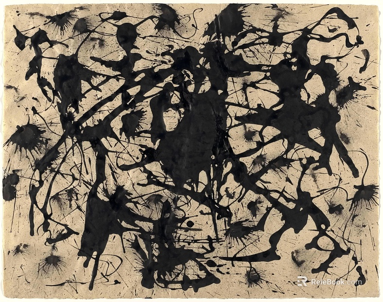 Pollock painting texture