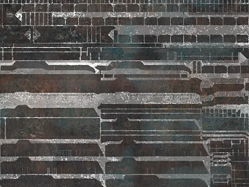 Industrial wind rust color old metal plate texture (ID:ffaeh875626)