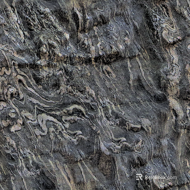 Relief Magic Grey Landscape Rock Seamless texture