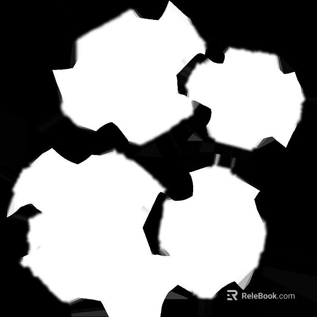 Black and white abstract bump map texture