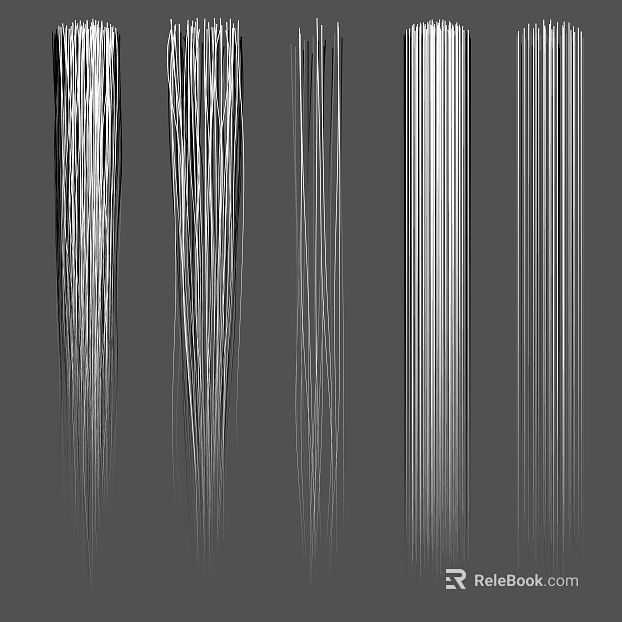 Black and White Linear Brush Art Deco texture