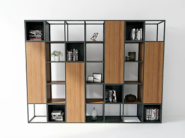 Light Brown Wood Grain Modern Bookshelf Cabinet texture (ID:ffaeh128516)