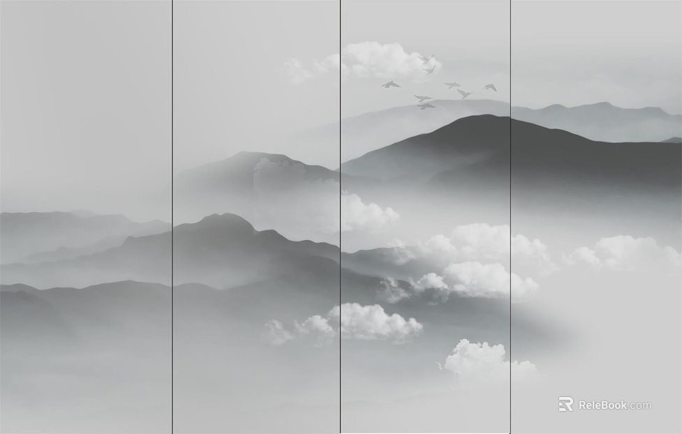 landscape painting texture