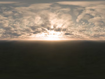 High Altitude Evening Sunset Dusk Sky HDR texture (ID:ffach064143)