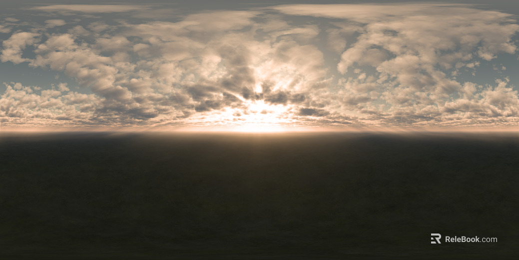 High Altitude Evening Sunset Dusk Sky HDR texture
