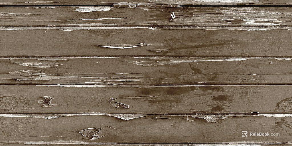 Retro Curry Color Old Wooden Wall Decorative Board texture
