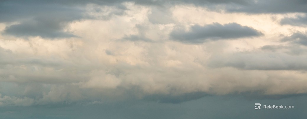Dark dark clouds, cloudy sky, storm disaster coming texture