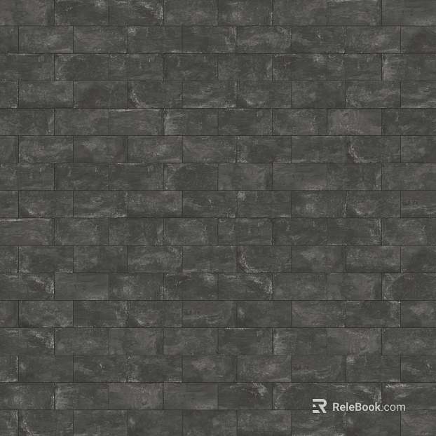 12x 24 Matte Coal Tile texture