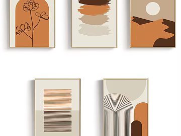abstract painting 3d model