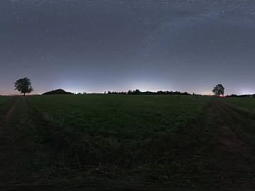 Open outdoor starry sky night view grassland sparsely populated texture (ID:ffach032785)