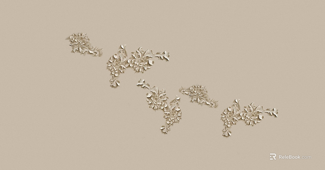 three-dimensional physical painting texture