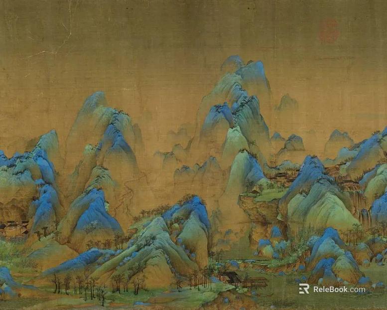 landscape painting texture
