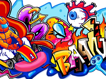 Graffiti texture (ID:ffajg65607)