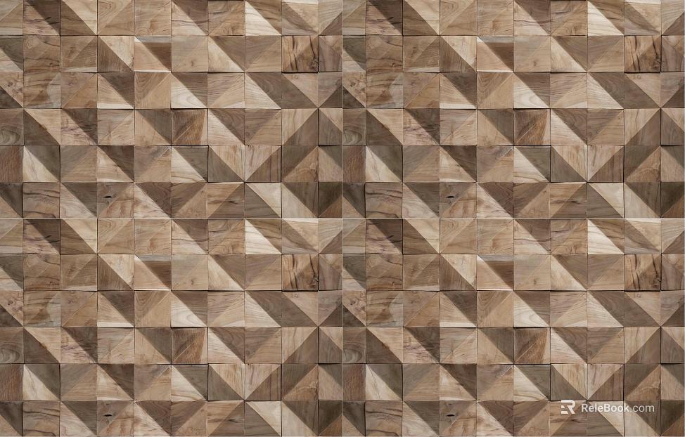 wood grain mosaic texture