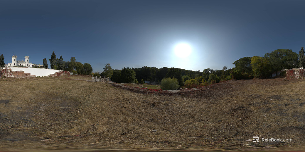 Outdoor Country Manor Woods Daytime HDR texture