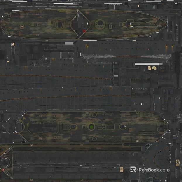 Dark gray distressed metal ship deck texture
