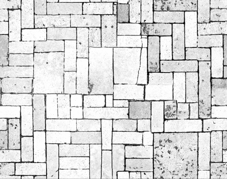 Black and White Bump texture